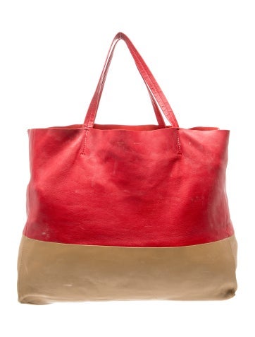 Leather Horizontal Cabas
