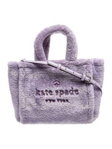 Faux Fur Top Handle Bag