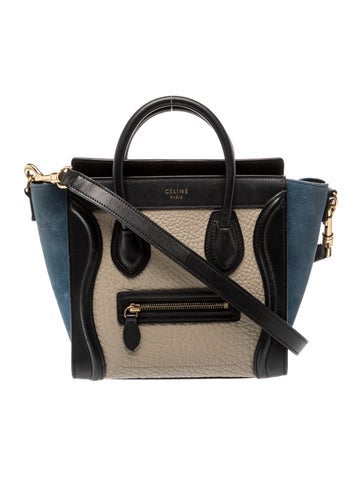 Leather Luggage Tote Nano