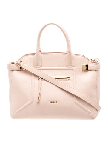 Leather Top Handle Bag