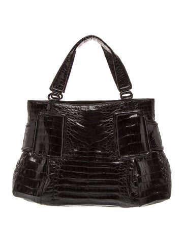 Alligator Top Handle Bag