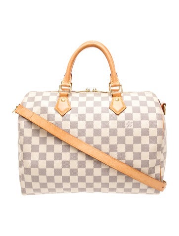 Damier Azur Speedy Bandouliere 30