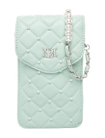 Badgley Mischka Leather Evening Bag