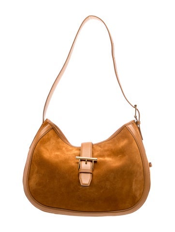 Suede Shoulder Bag Large