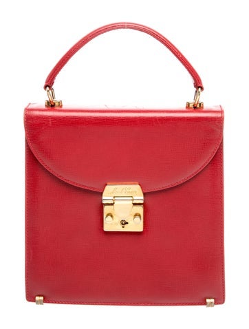 Leather Top Handle Bag