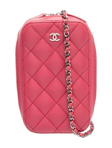 Quilted CC Phone Holder w/ Chain