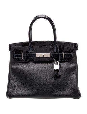 Togo & Shiny Niloticus Crocodile Birkin Touch 30