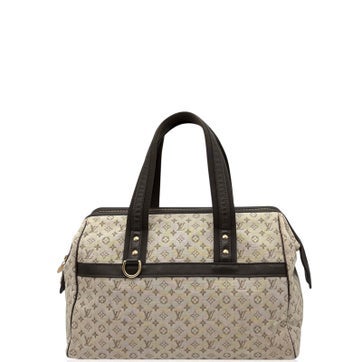Monogram Denim Shoulder Bag