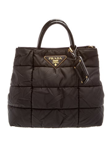 Tessuto Nylon Top Handle Bag