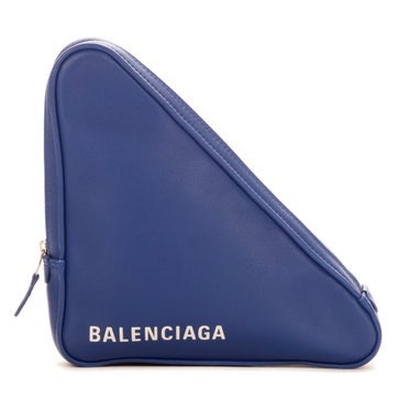 Leather Triangle Pouch