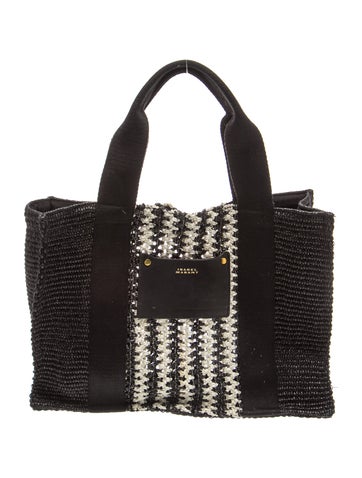 Raffia Top Handle Bag