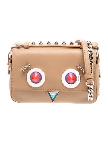Leather Double Flap Baguette