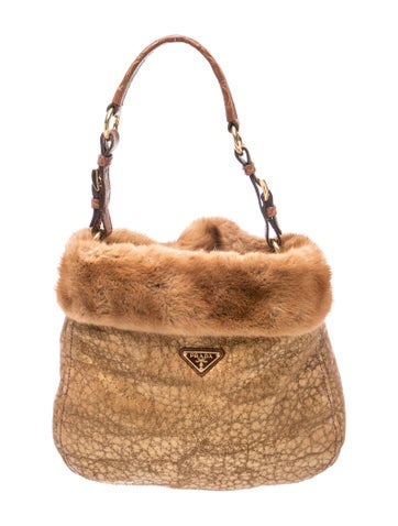 Enameled Metal Triangle Shoulder Bag
