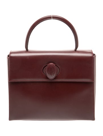 Leather Top Handle Bag