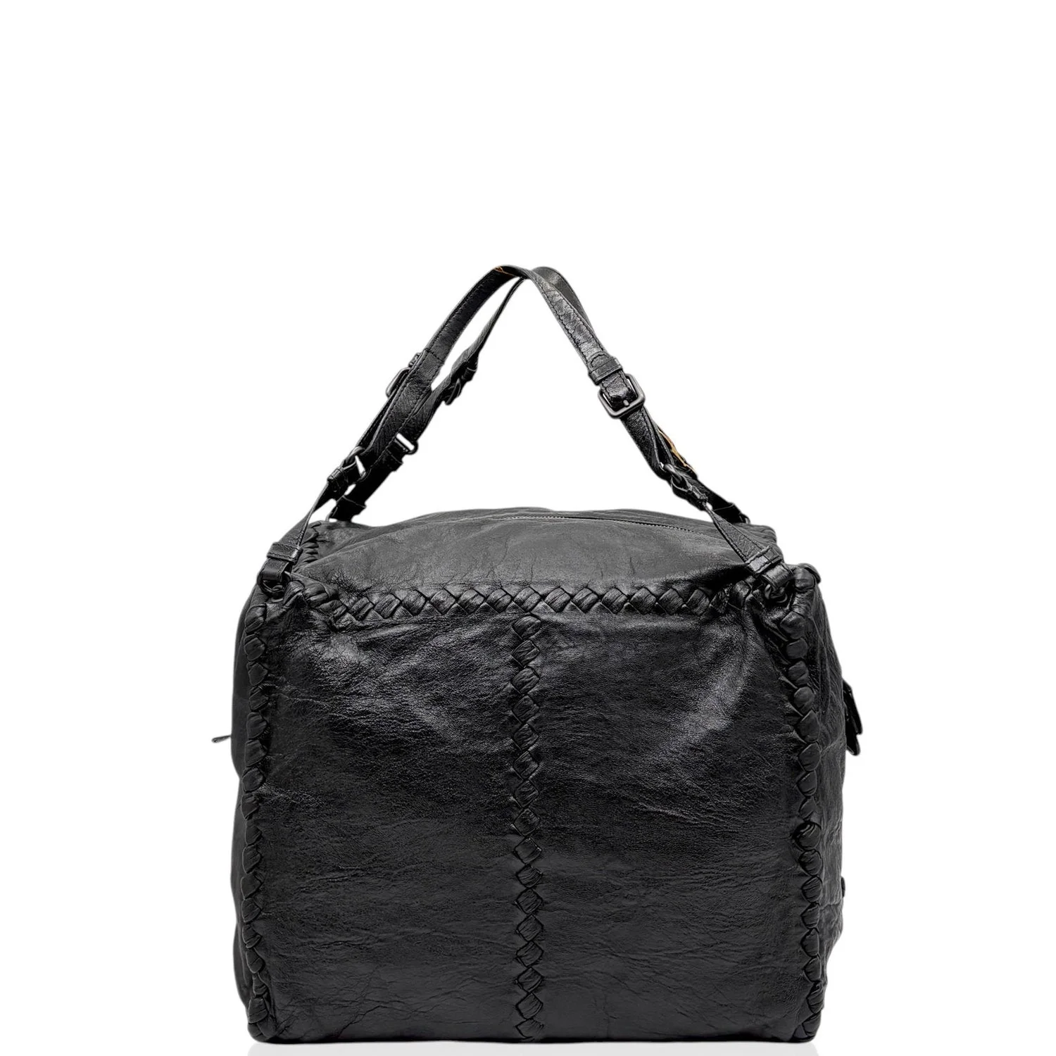Goat Leather Top Handle Bag