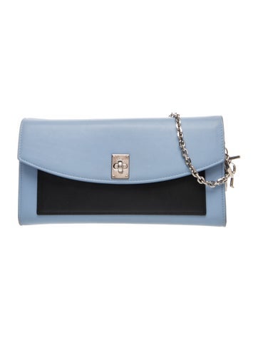 Leather Tricolor Turn Lock Small