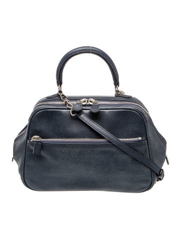 Leather Top Handle Bag