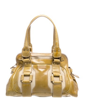 Leather Top Handle Bag