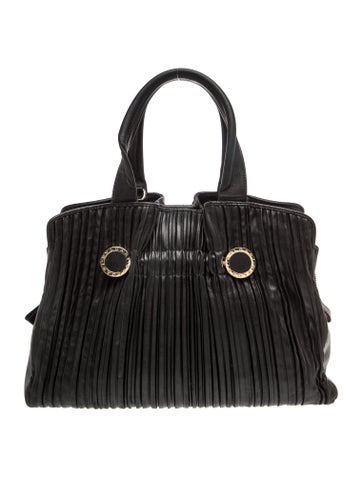 Leather Top Handle Bag
