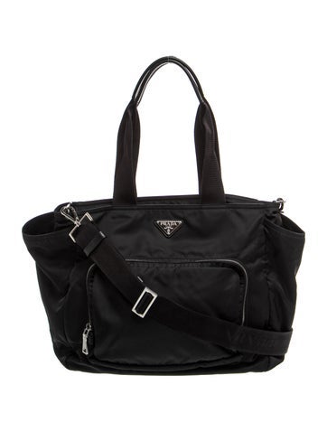 Saffiano Leather Diaper Bag