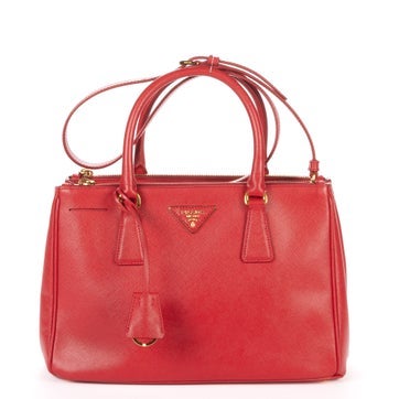 Leather Medium Galleria Tote