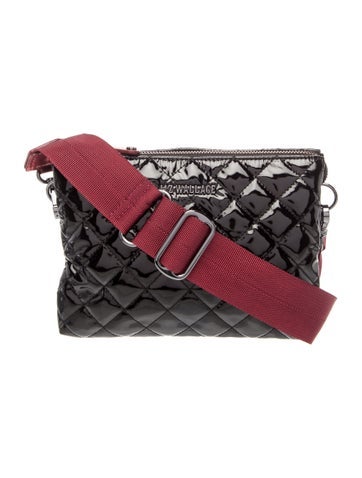 Patent Leather Messenger Bag