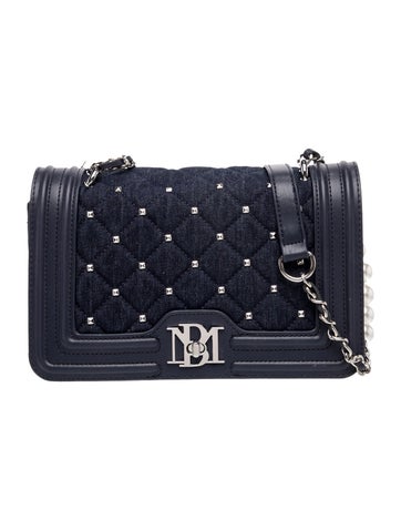 Badgley Mischka Denim Crossbody Bag