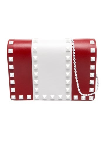 Valentino Rockstud Free Rockstud Wallet on Chain Small