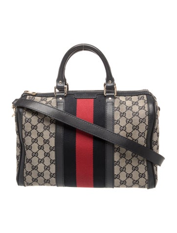 GG Canvas Top Handle Bag