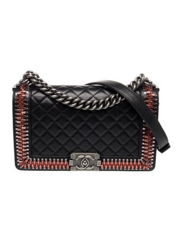 Medium Crystal Embellished Boy Bag
