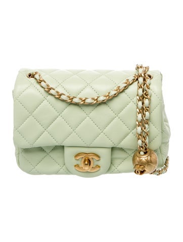 Mini Pearl Crush Flap Bag