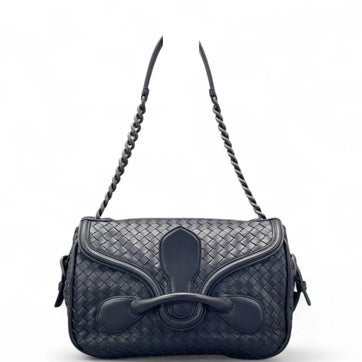 Calfskin Nappa Intrecciato Rialto Medium