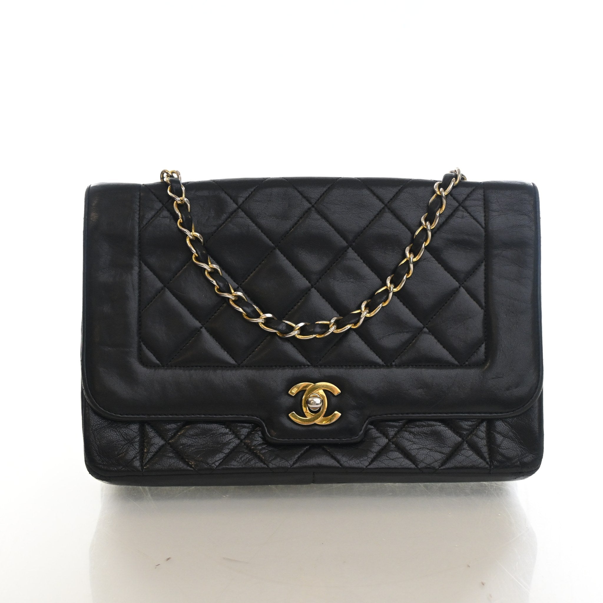 Chanel Vintage Lambskin Diana Flap Bag