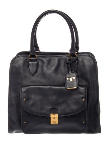 Leather Top Handle Bag