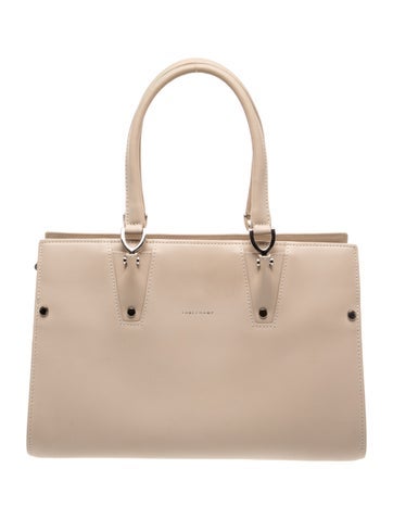 Leather Top Handle Bag