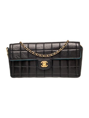 E/W Square Quilt Flap Bag