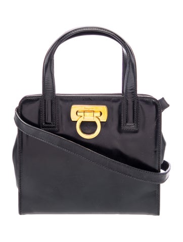 Leather Top Handle Bag