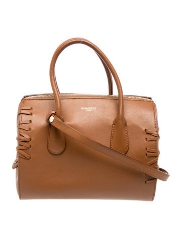 Leather Top Handle Bag