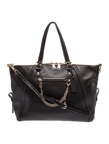 Leather Top Handle Bag