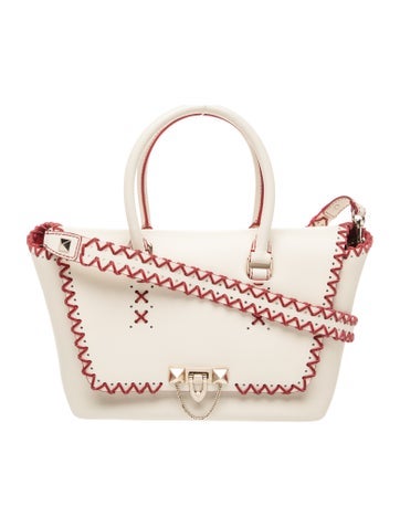 Rockstud Top Handle Bag