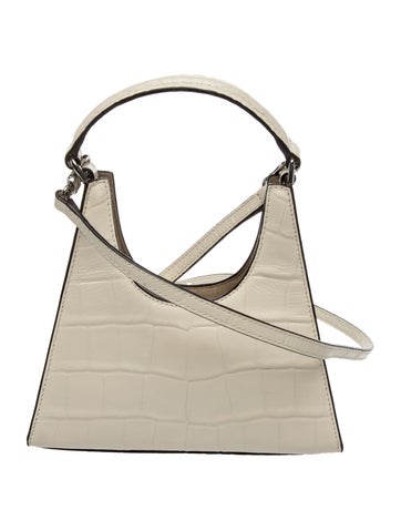 Embossed Leather Shoulder Bag