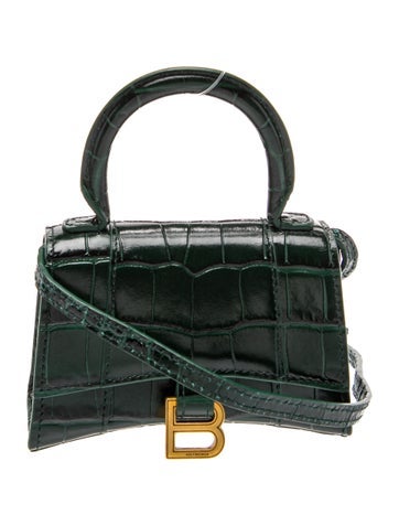 Embossed Leather Hourglass Mini