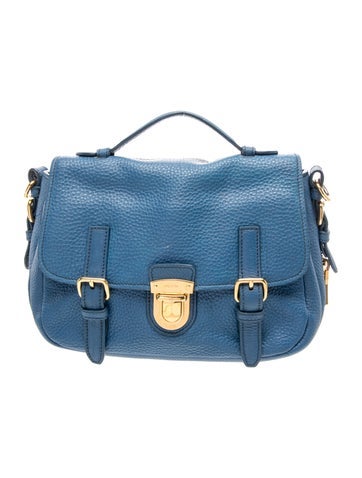 Vitello Daino Leather Top Handle Bag Medium