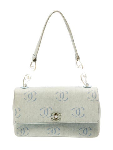 CC Denim Flap Bag