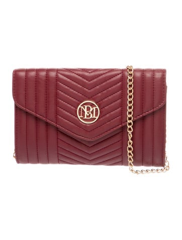 Badgley Mischka Leather Clutch