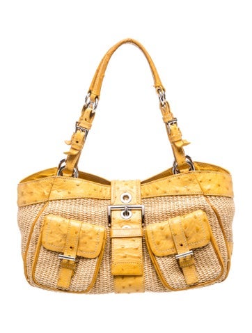 Enameled Metal Triangle Shoulder Bag
