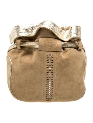 Suede Bucket Bag