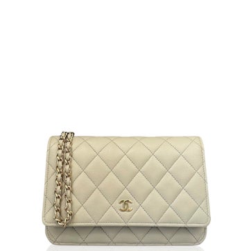 Goat Leather Wallet On Chain Mini