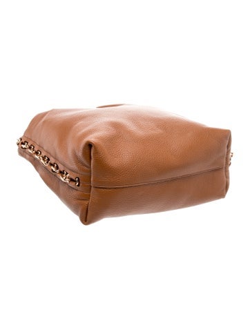 Gabriela Hearst Leather Jet Set Chain Shoulder Tote Large