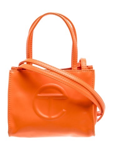 Telfar Leather Top Handle Bag